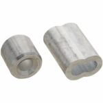 National Hardware 1/4 in. D Aluminum Cable Ferrules and Stops N283-879