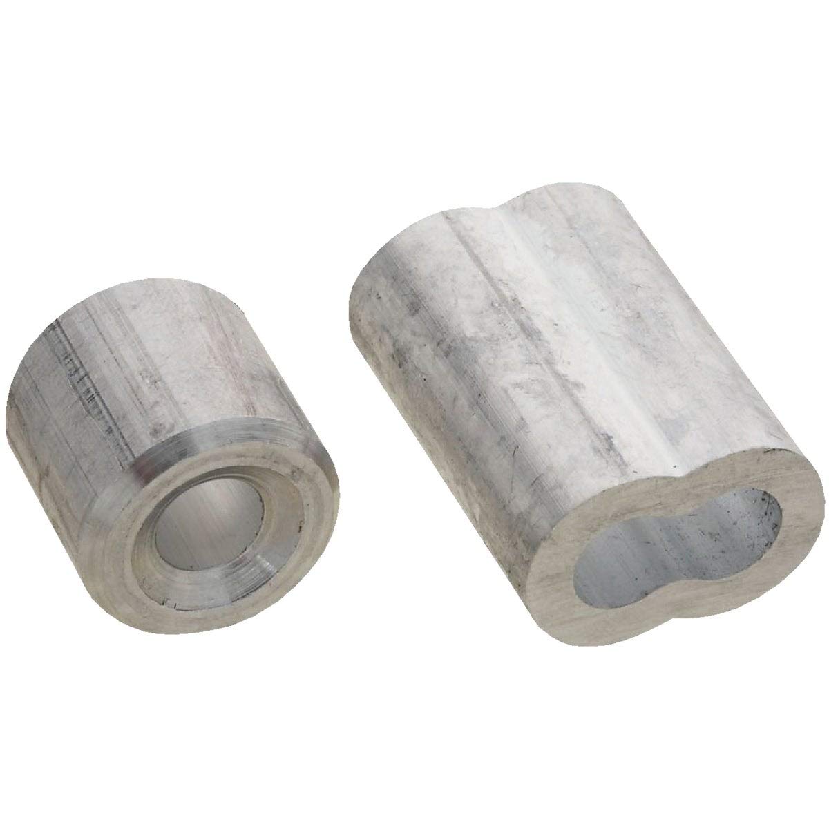 National Hardware 1/4 in. D Aluminum Cable Ferrules and Stops N283-879