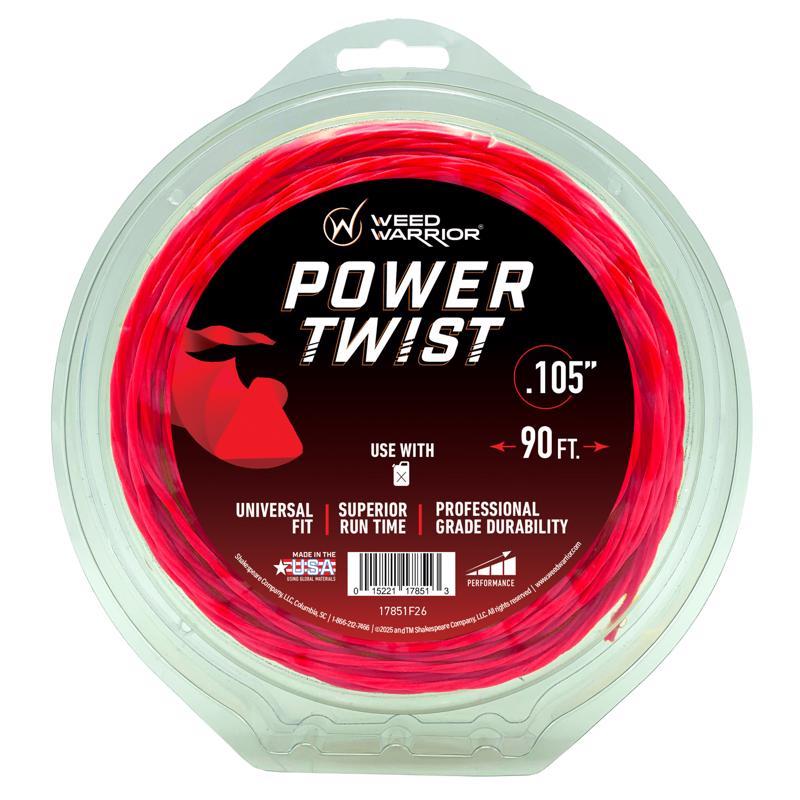 Weed Warrior Professional Grade .105 in. D X 90 ft. L Trimmer Line 17851