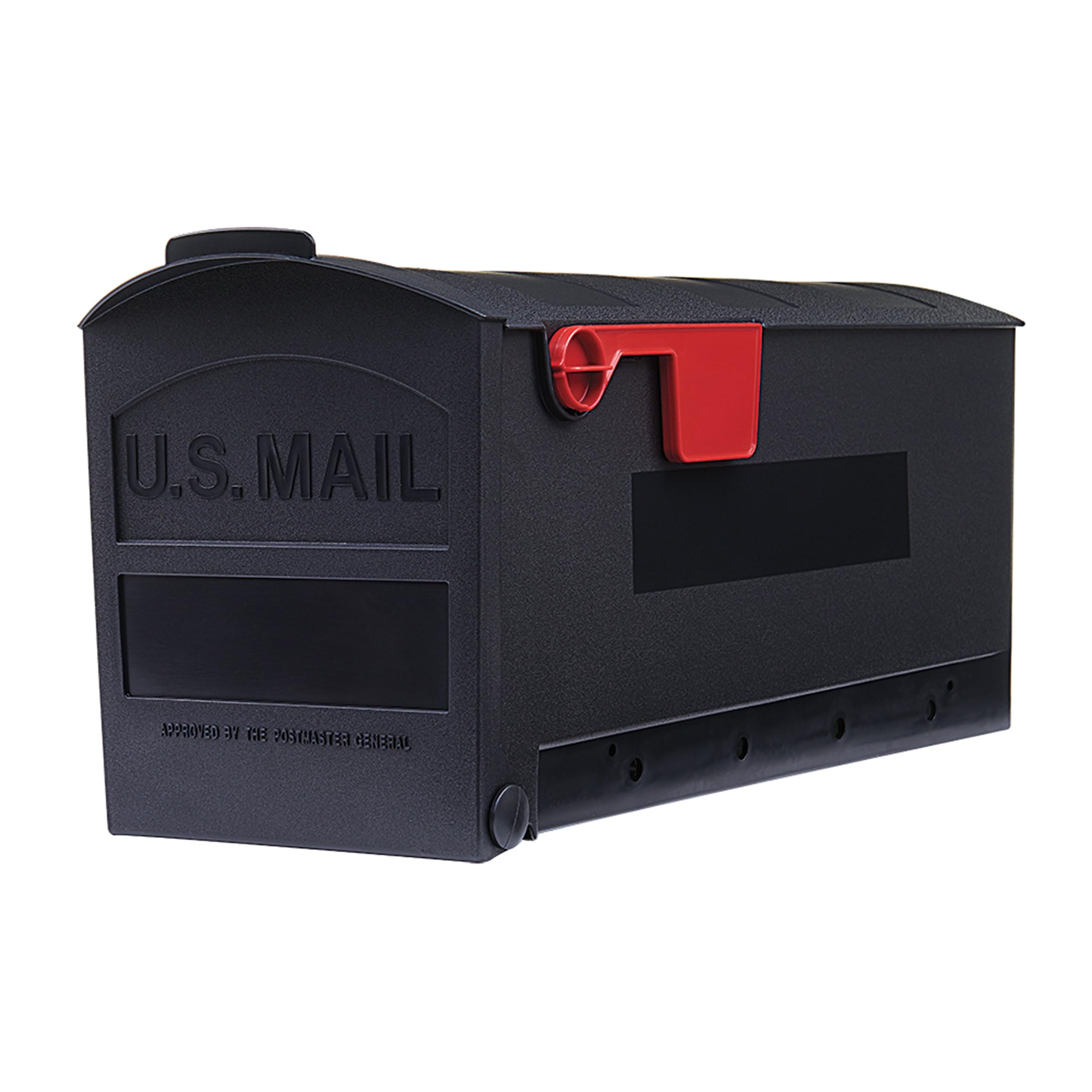 Architectural Mailboxes Patriot Classic Plastic Post Mount Black Mailbox