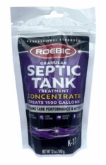 Roebic K-37-BAG Granular Septic Tank Treatment: Concentrated, Removes Clogs, Environmentally Friendly Bacteria Enzymes, Safe for Toilets, Sinks, Showers - 12 Ounces