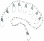 Eagle Claw 04300-005 Invincible Chain Stringer, 46-Inch, 9-Snap,Multi-Color