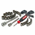 Craftsman OVERDRIVE 1/4 & 3/8  drive Metric/SAE 6 Point Mechanics Tool Set 64 pc