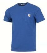 Carhartt Men's Force Short Sleeve Pocket T-Shirt 100410 Nautical Blue Large