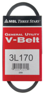 Mitsuboshi FHP General Utility V-Belt 0.38 in. W X 17 in. L 3L170