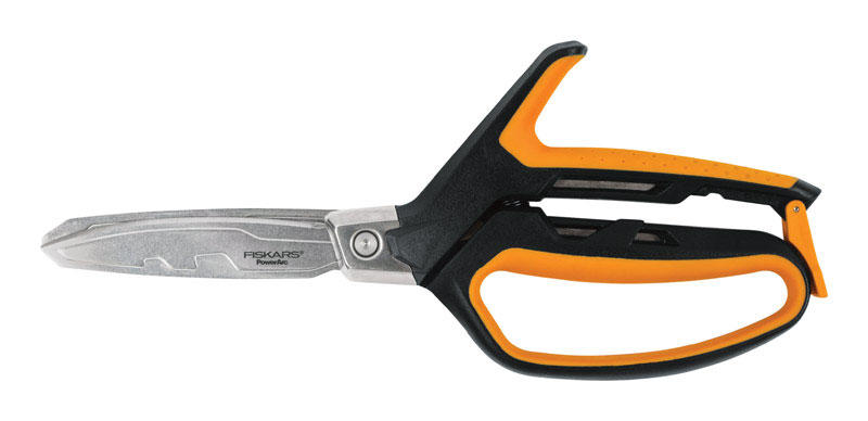 Fiskars PowerArc 10 in. Stainless Steel All-Purpose Snip