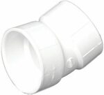 Charlotte Pipe Schedule 40 3 in. Hub X 3 in. D PVC 22-1/2 Elbow
