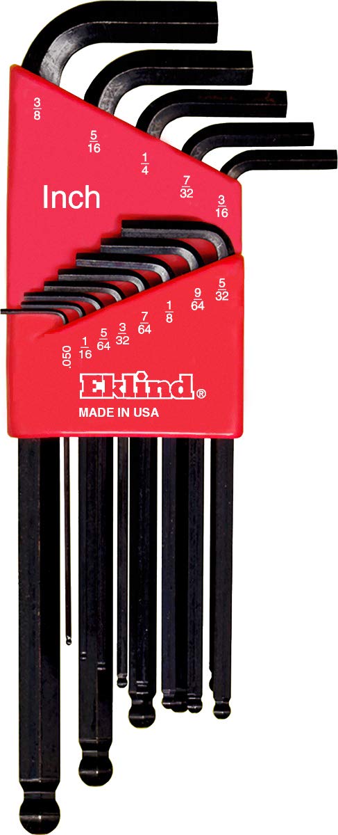 Eklind 13222 Ball-Hex L-Key allen wrench Combo- Inch / MM (2 sets 22pc), - Image 2