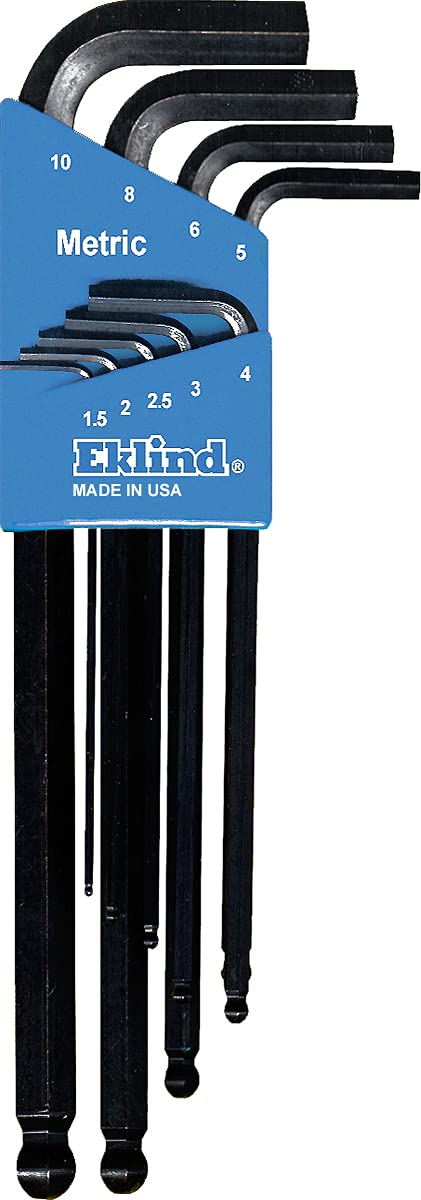 Eklind 13222 Ball-Hex L-Key allen wrench Combo- Inch / MM (2 sets 22pc), - Image 3