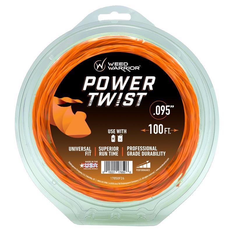 Weed Warrior Professional Grade .095 in. D X 100 ft. L Trimmer Line 17850