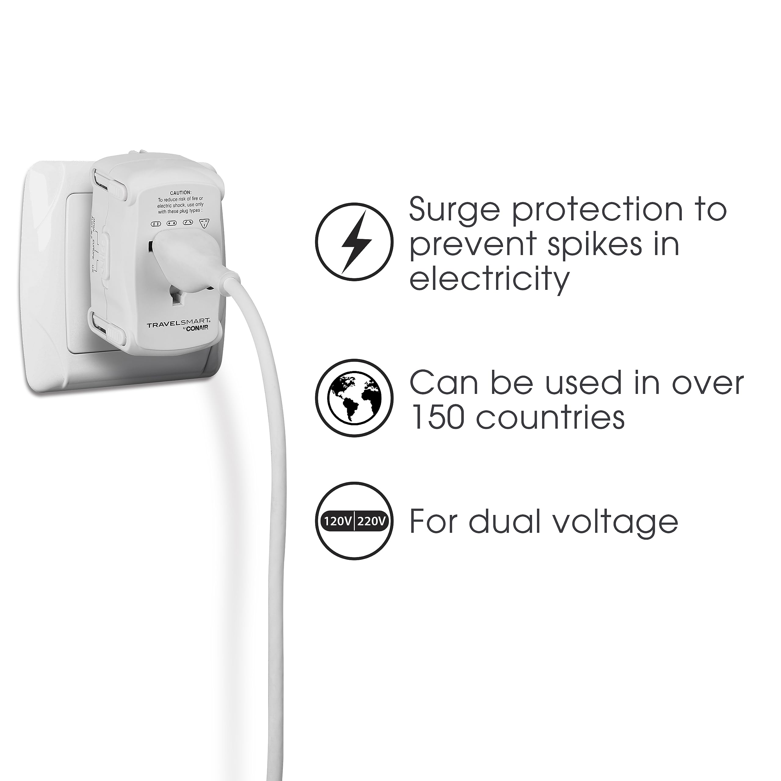 Travel Smart Type A/B/C/E/F/G For Worldwide Adapter Plug In - Image 6
