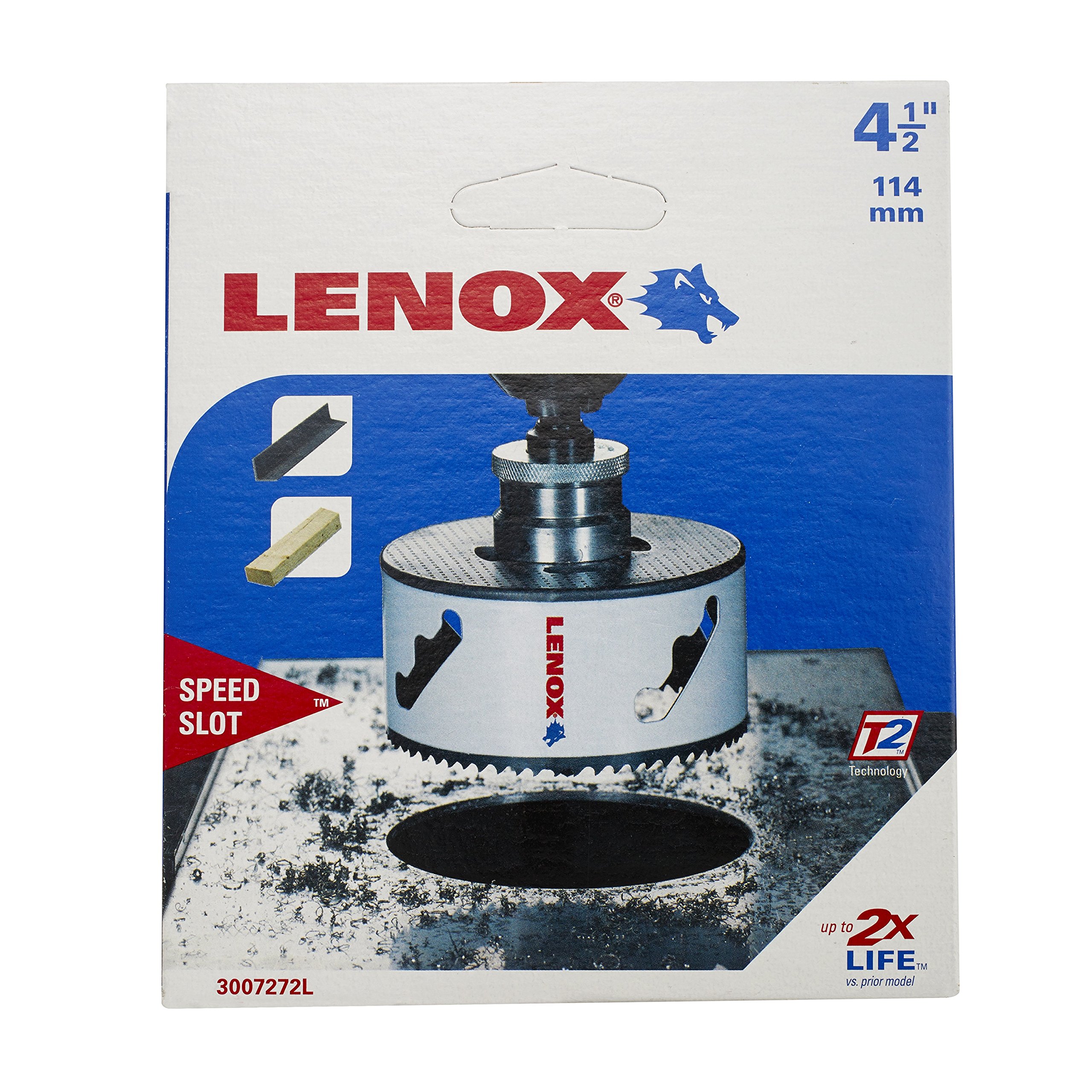 LENOX Speed Slot 4-1/2 in. Bi-Metal Hole Saw 3007272L - Image 5