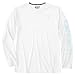 Carhartt Force Sun Defender Long-Sleeve Logo Graphic T-Shirt 106164 WHT LARGE - Image 2