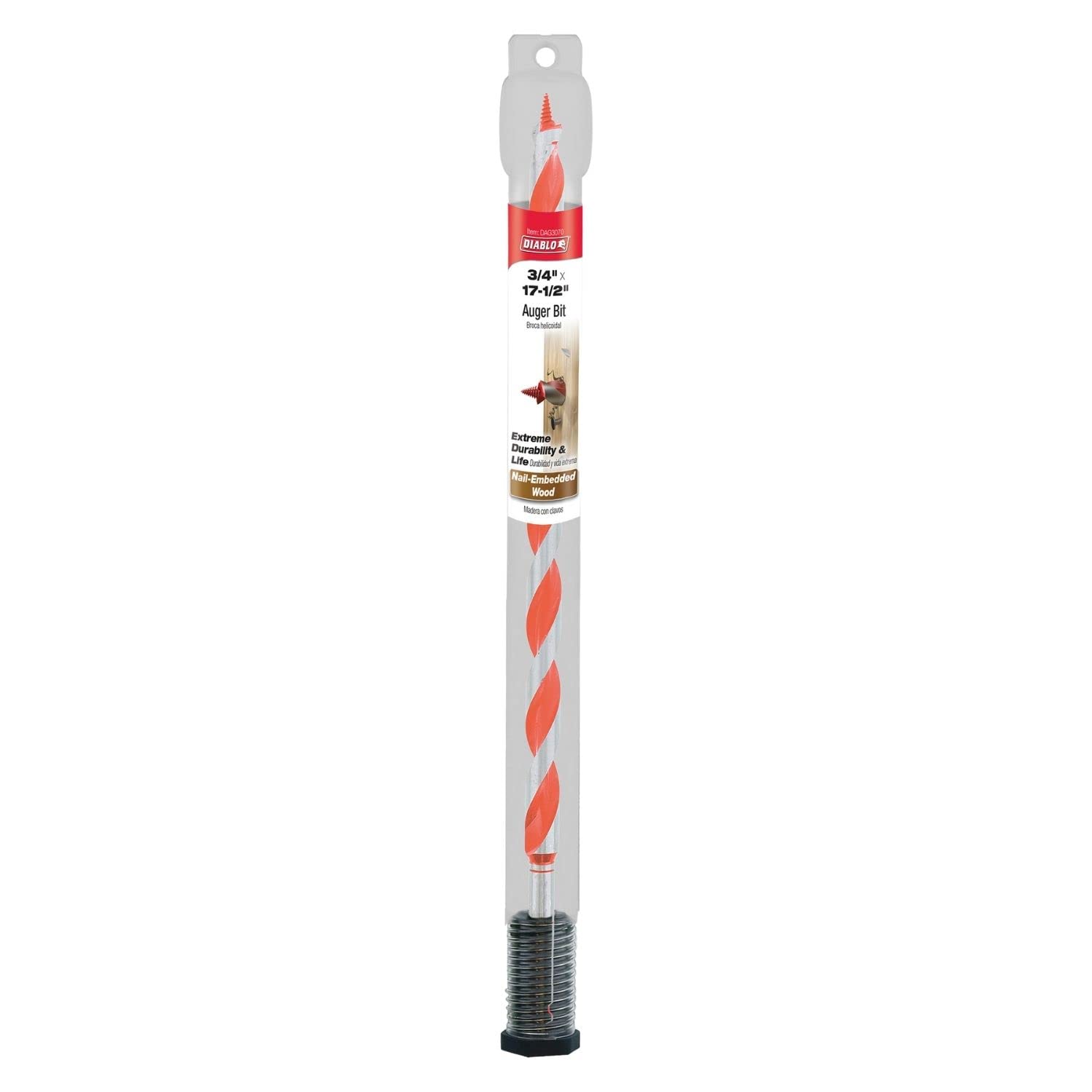 Diablo Dura-Tip 3/4 in. D X 17.5 in. L Auger Bit High Speed Steel - Image 2