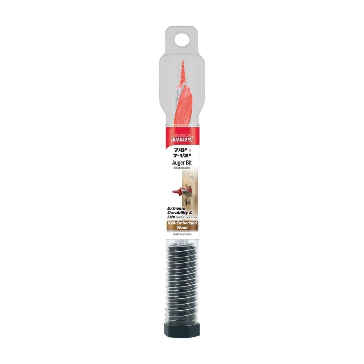 Diablo Dura-Tip 7/8 in. D X 7.5 in. L Auger Bit High Speed Steel - Image 2