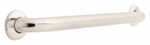 Delta 24 in. L ADA Compliant Peened Stainless Steel Grab B D5624PSar