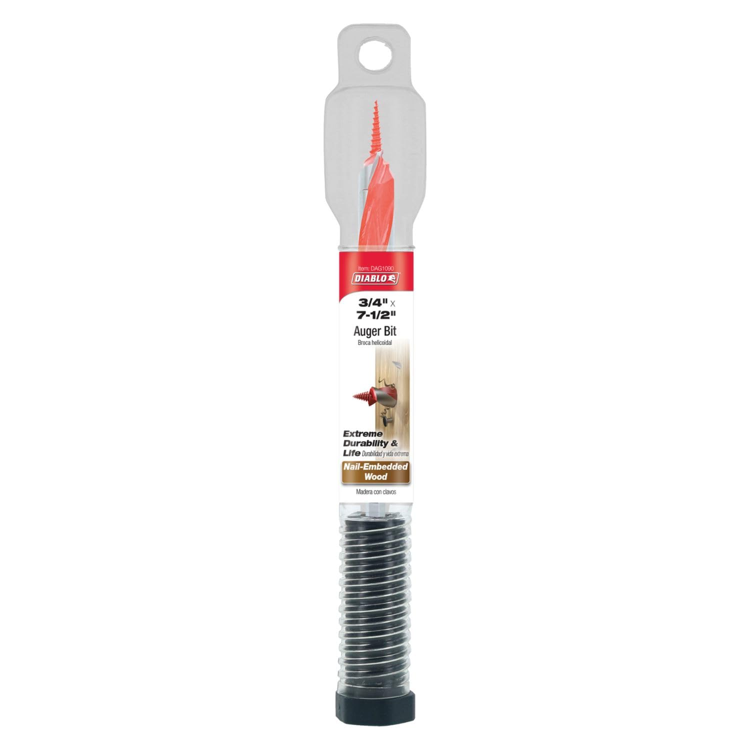 Diablo Dura-Tip 3/4 in. D X 7.5 in. L Auger Bit High Speed Steel - Image 2