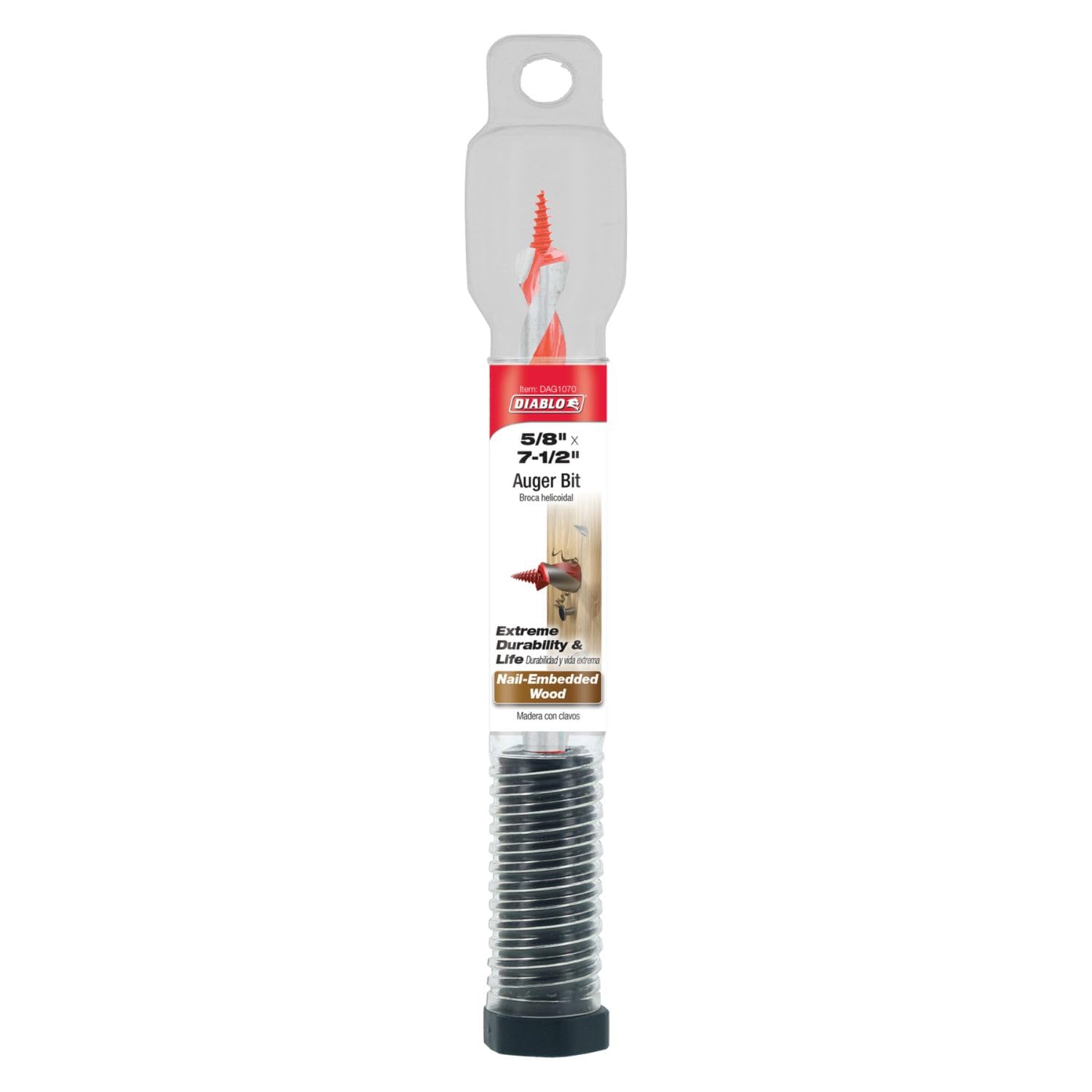 Diablo Dura-Tip 5/8 in. D X 7.5 in. L Auger Bit High Speed Steel - Image 2
