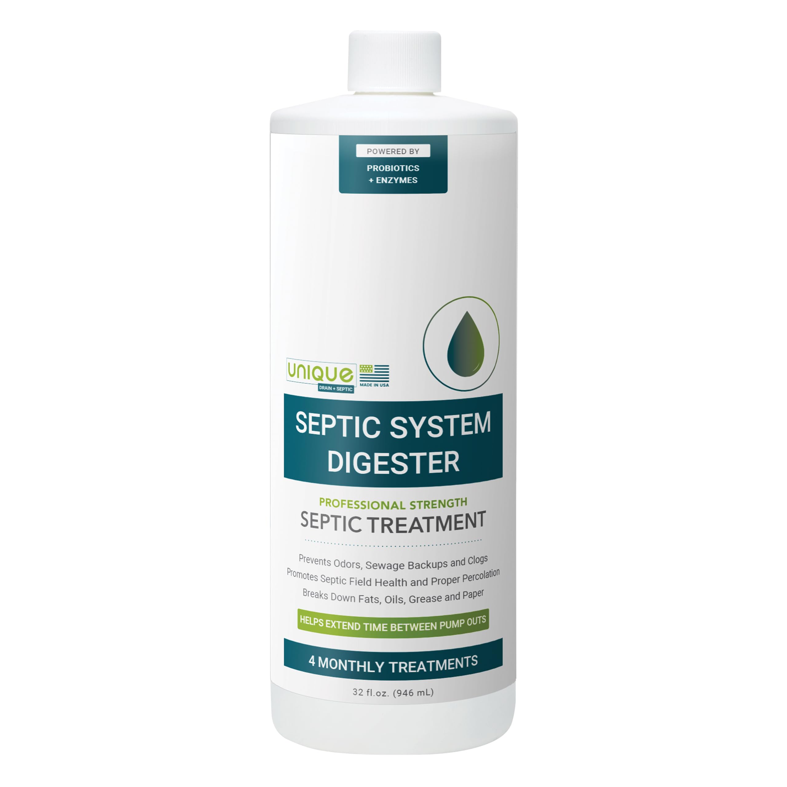 Unique Liquid Septic System Digester 1 qt 423-3