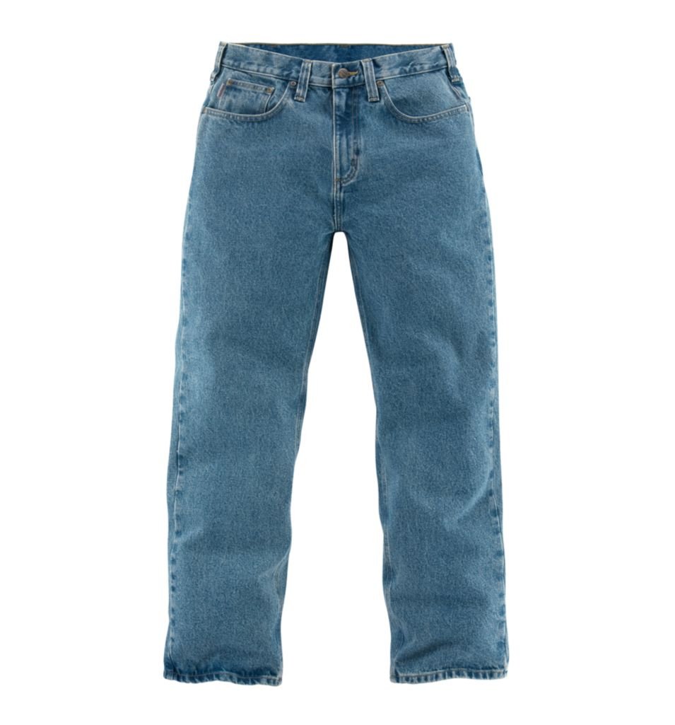 Carhartt Men's Relaxed Fit Straight Leg Jean Light Vintage Blue 3B460 LVB6x30
