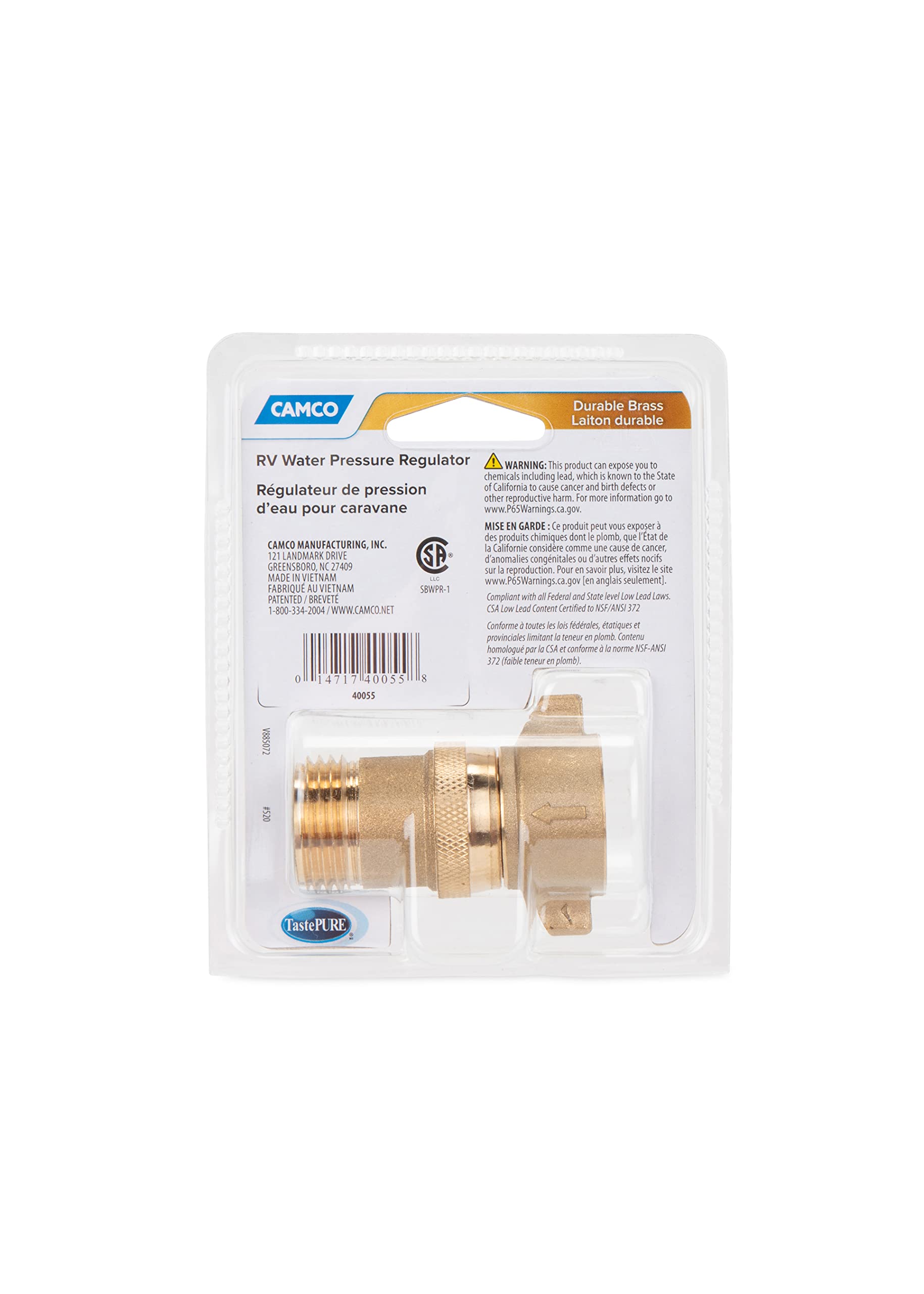 Camco (40055) RV Brass Inline Water Pressure Regulator- Helps Protect RV - Image 5