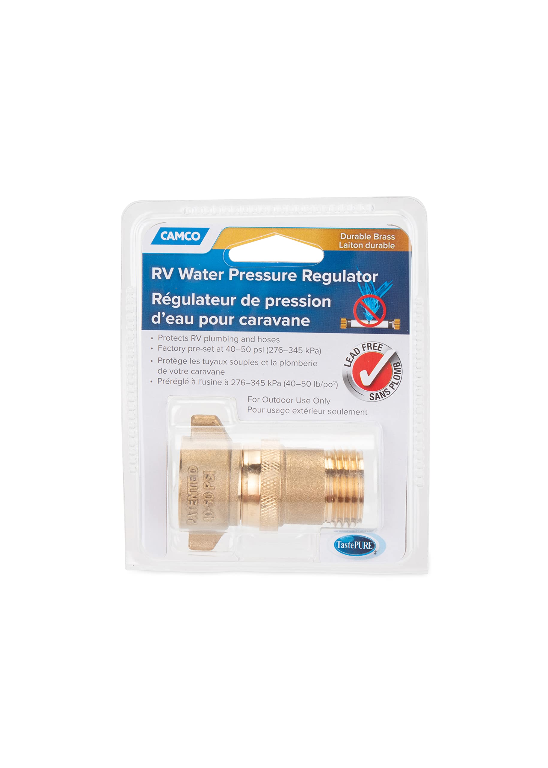 Camco (40055) RV Brass Inline Water Pressure Regulator- Helps Protect RV - Image 4