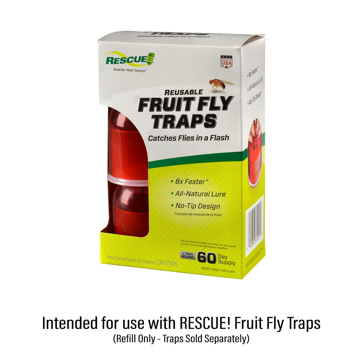 RESCUE! Fruit Fly Trap Bait Refill FFTA-DB12 - Image 3
