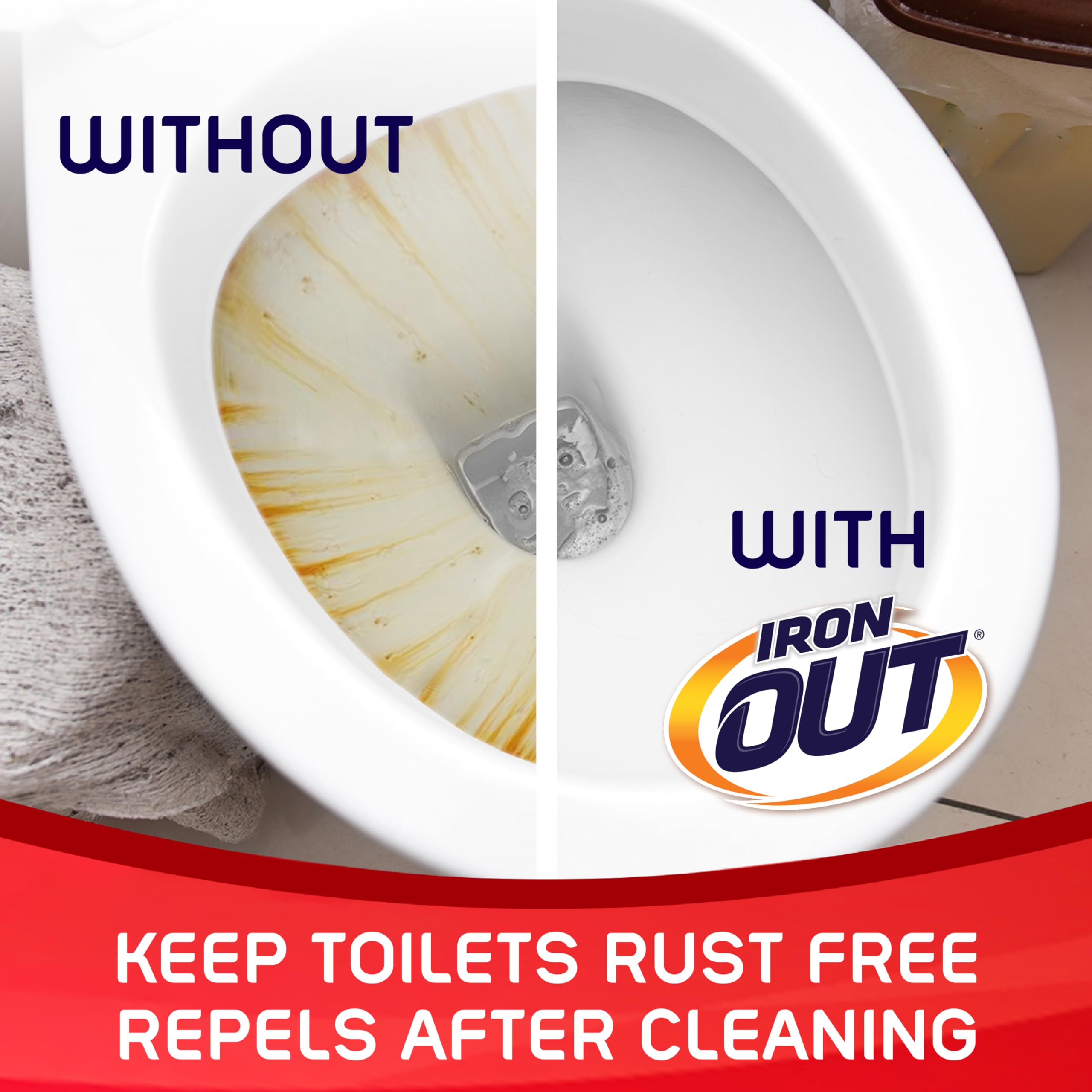 IronOut No Scent Toilet Bowl Cleaner 2.1 oz Powder - Image 5