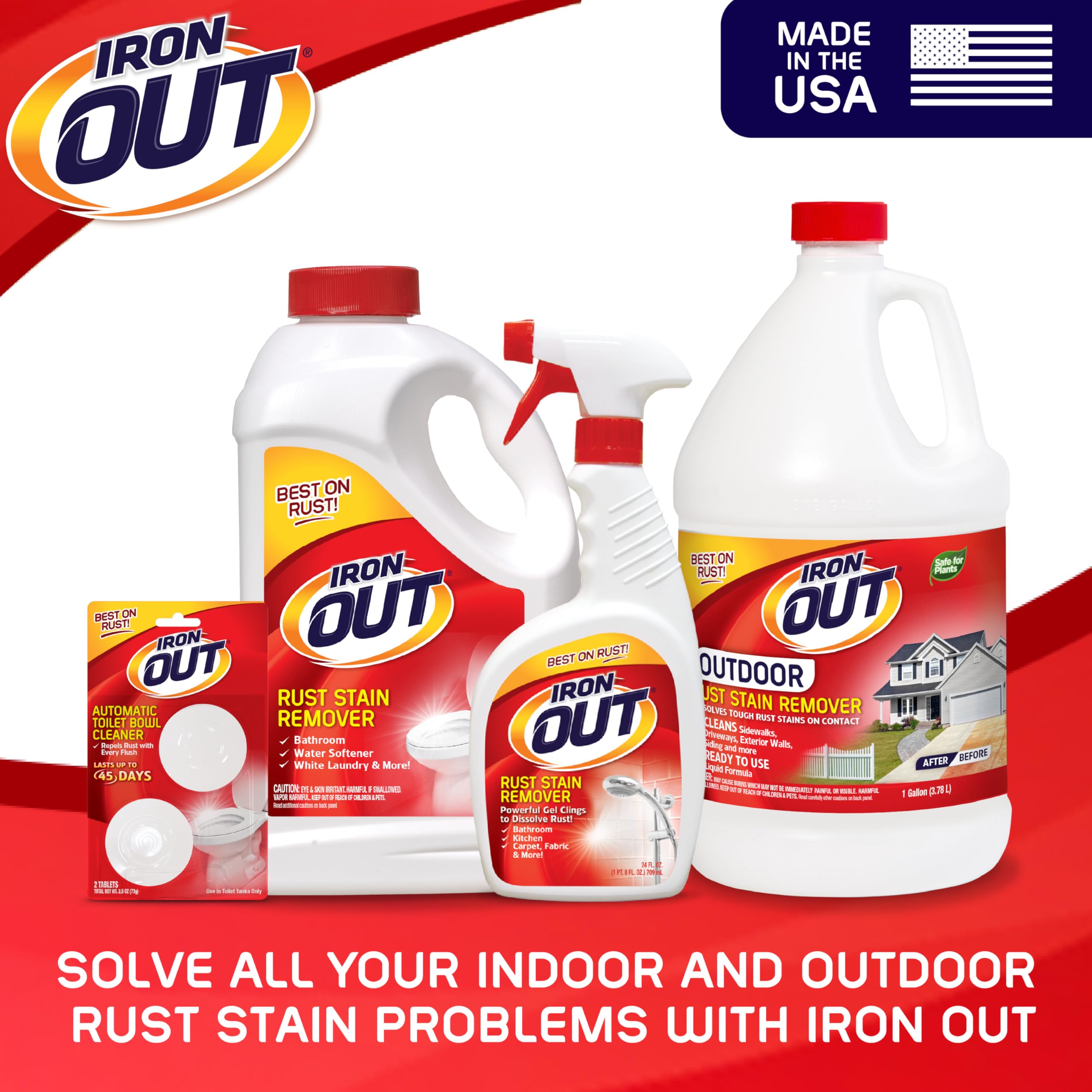 IronOut No Scent Toilet Bowl Cleaner 2.1 oz Powder - Image 7