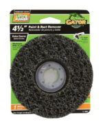 Gator 4.5 in. Silicon Carbide Center Mount Paint and Rust Remover Disc 60 Grit Coarse 1 pk