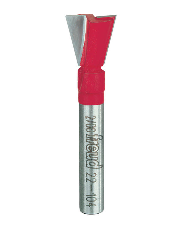 Freud 1/2 in. D X 1-7/8 in. L Carbide Dovetail Router Bit 22-104