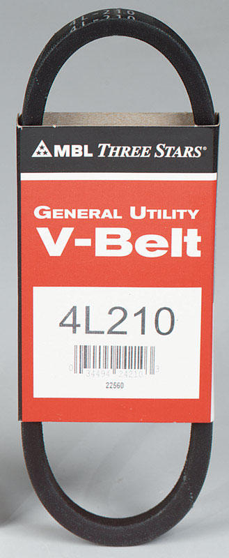 Mitsuboshi FHP General Utility V-Belt 0.5 in. W X 21 in. L 4L210