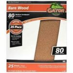 Gator 11 in. L X 9 in. W 80 Grit Garnet Sanding Sheet 25-Pack