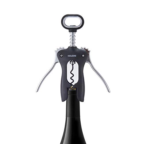 Houdini Black Stainless Steel Wing Corkscrew H1-012901T - Image 3
