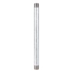 STZ Industries 1/2 in. MIP each X 1/2 in. D MIP Galvanized Steel 12 in. L Nipple