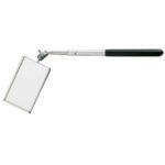 General 16 in. H Polished Chrome Silver Metal Inspection Mirror