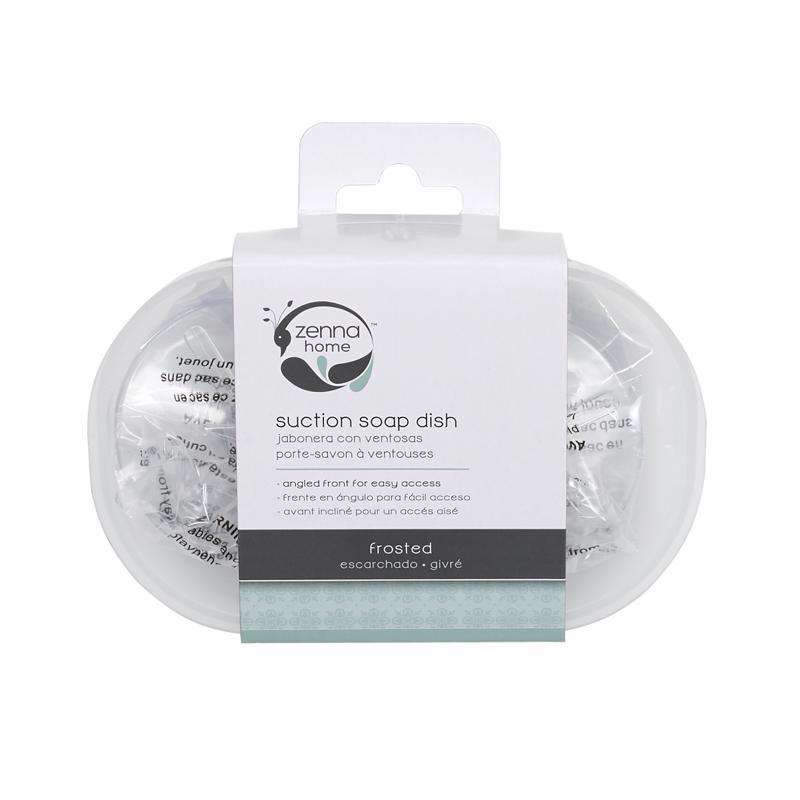 Zenna Home Frost Clear Plastic Soap Dish