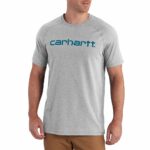 Carhartt 102549 - Force® Delmont Short Sleeve Graphic T-Shirt Gray LARGE