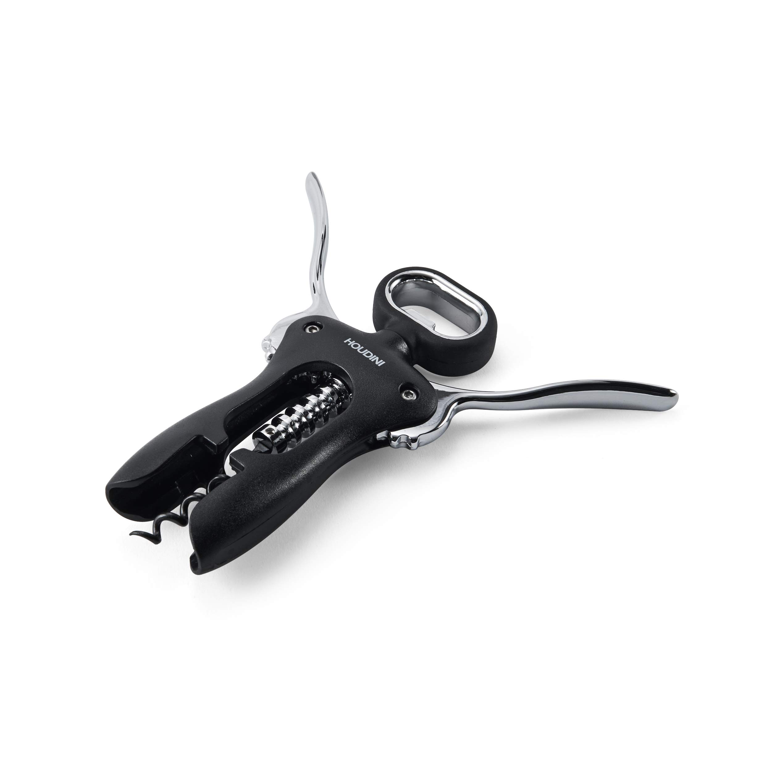 Houdini Black Stainless Steel Wing Corkscrew H1-012901T - Image 2