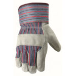 Wells Lamont Men's Work Gloves Gray One Size Fits All 1 pair