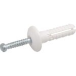 Hillman 1/4 in. Dia. x 1 in. L Nylon Truss Head Truss Head Anchor 100 pk