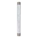 STZ Industries 1/2 in. MIP each X 1/2 in. D MIP Galvanized Steel 8 in. L Nipple