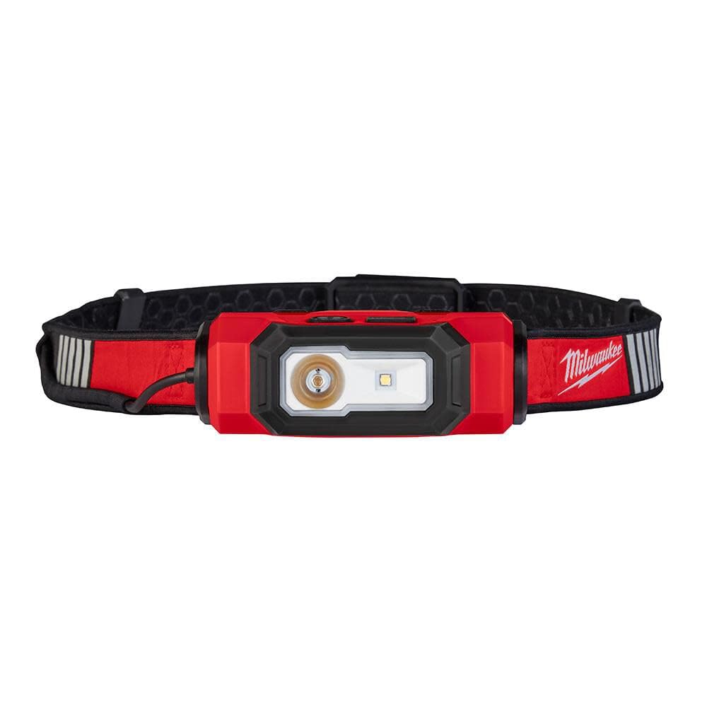 Milwaukee 600 lm Black/Red LED Rechargeable Head Lamp 2116-21 - Image 2