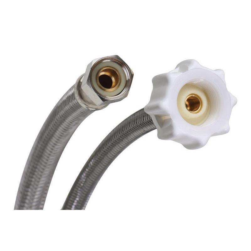 Fluidmaster 3/8 in. Compression X 7/8 in. D Ballcock 20 in. Braided Stainless Steel Toilet Supply Line - Image 2