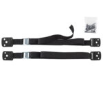 North States Toddleroo Black Metal/Nylon Strap Lock 2 pk