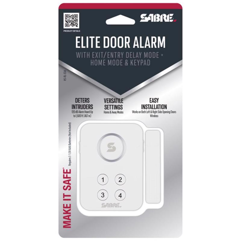 Sabre Battery Powered Indoor White Door Alarm - Image 2