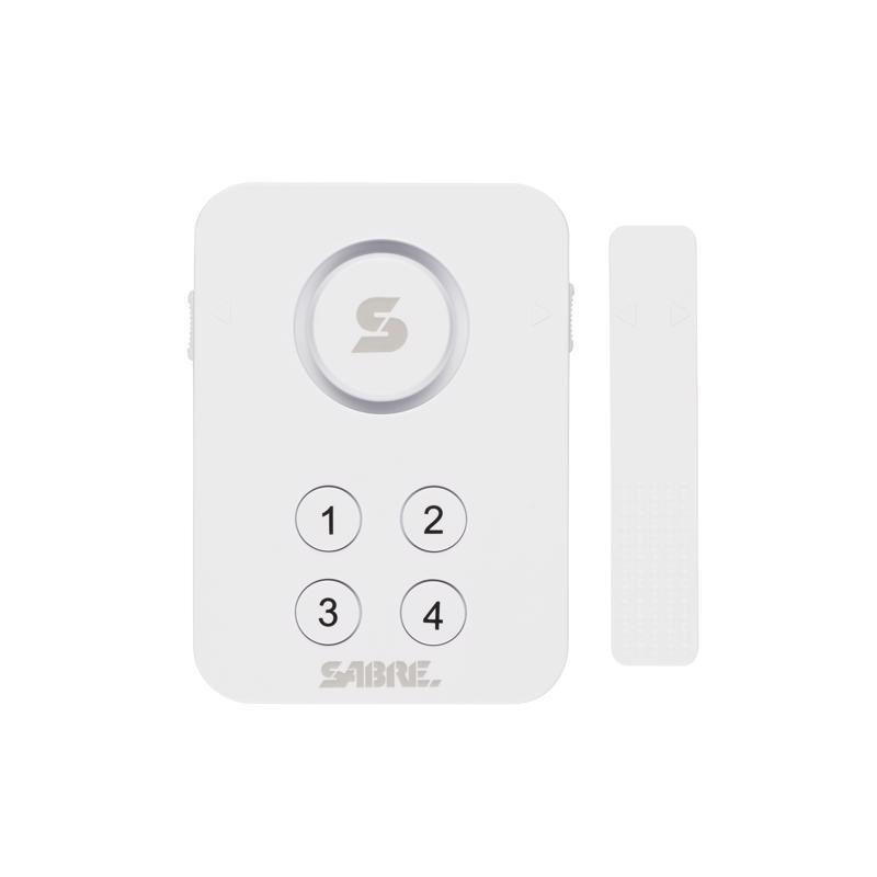 Sabre Battery Powered Indoor White Door Alarm