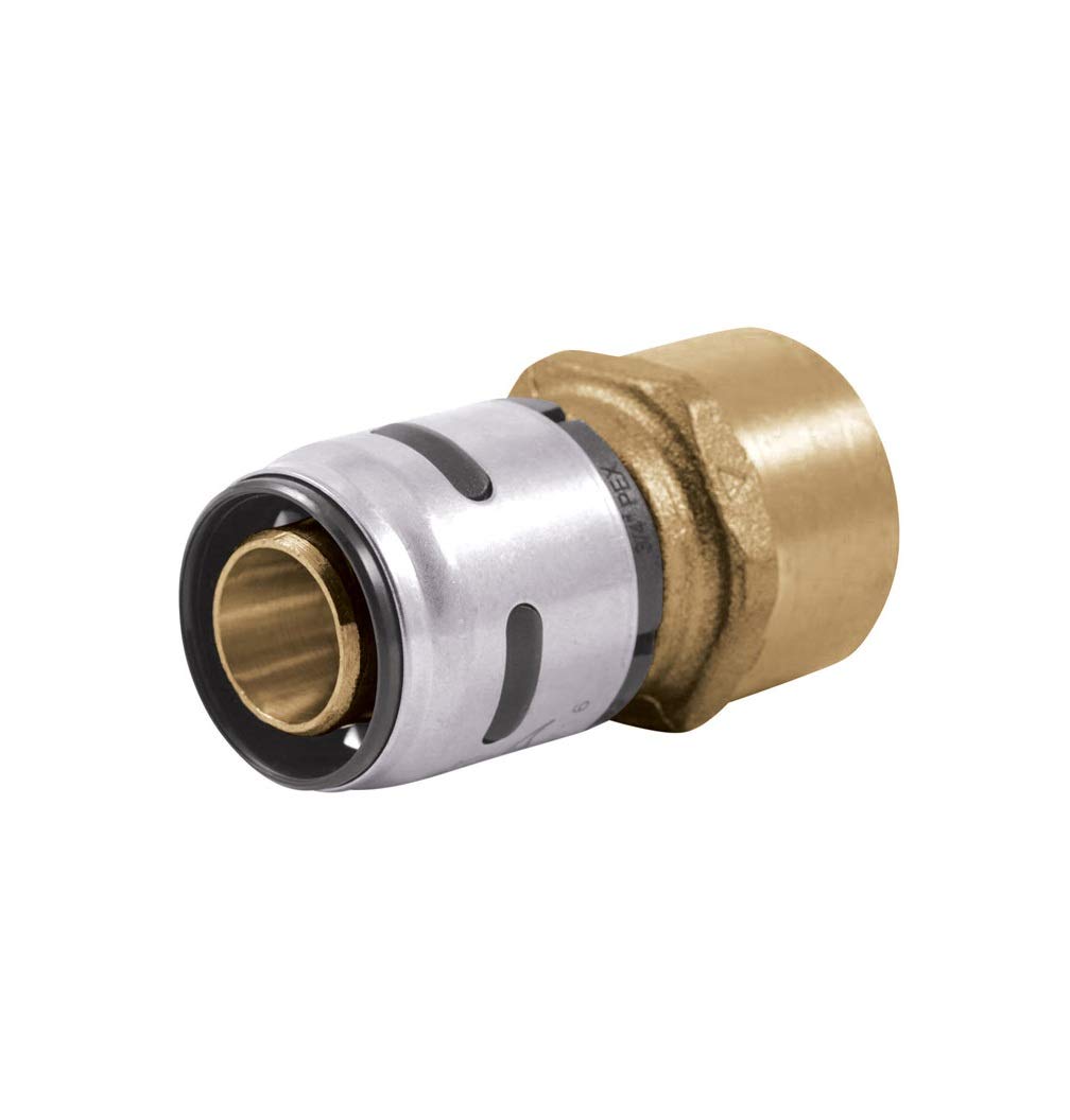 SharkBite EvoPEX 3/4 in. FPT X 3/4 in. D Push Brass/Plastic Female Connector - Image 2