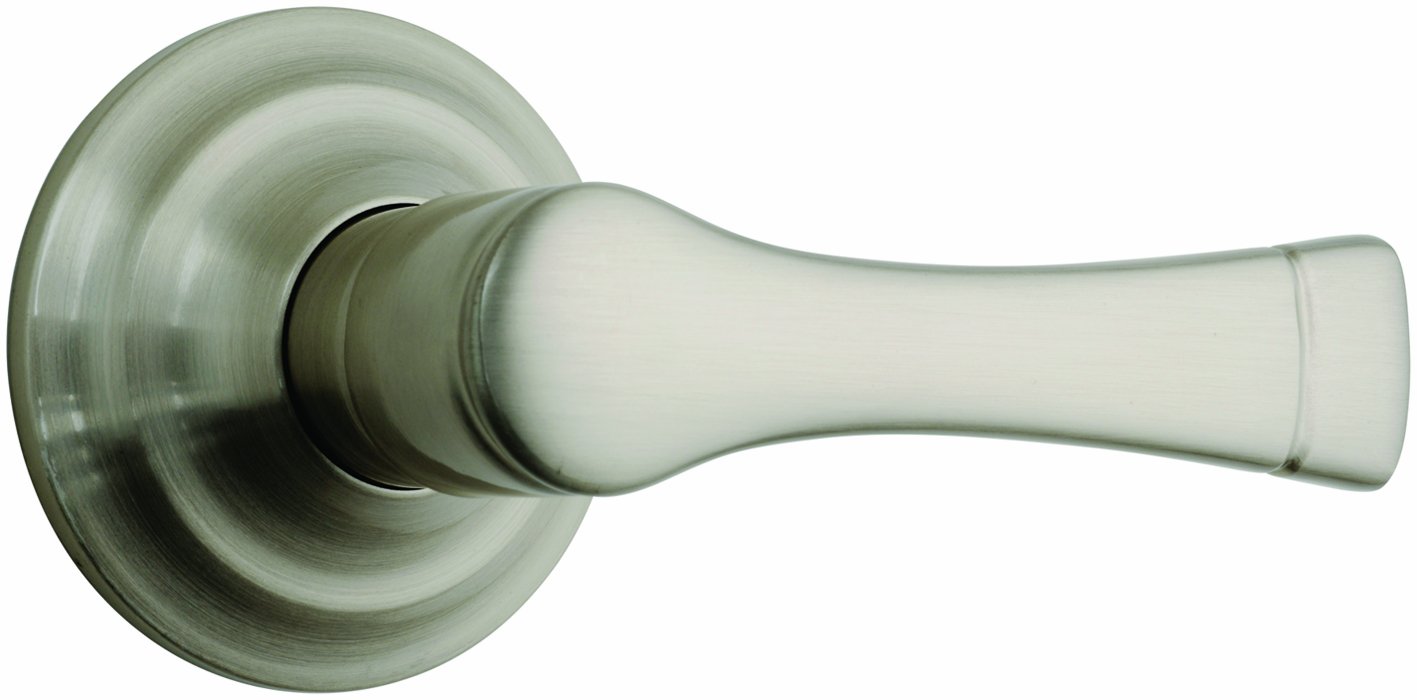 Brinks Push Pull Rotate Harper Satin Nickel Passage Lever KW1 1.75 in. 23051-119