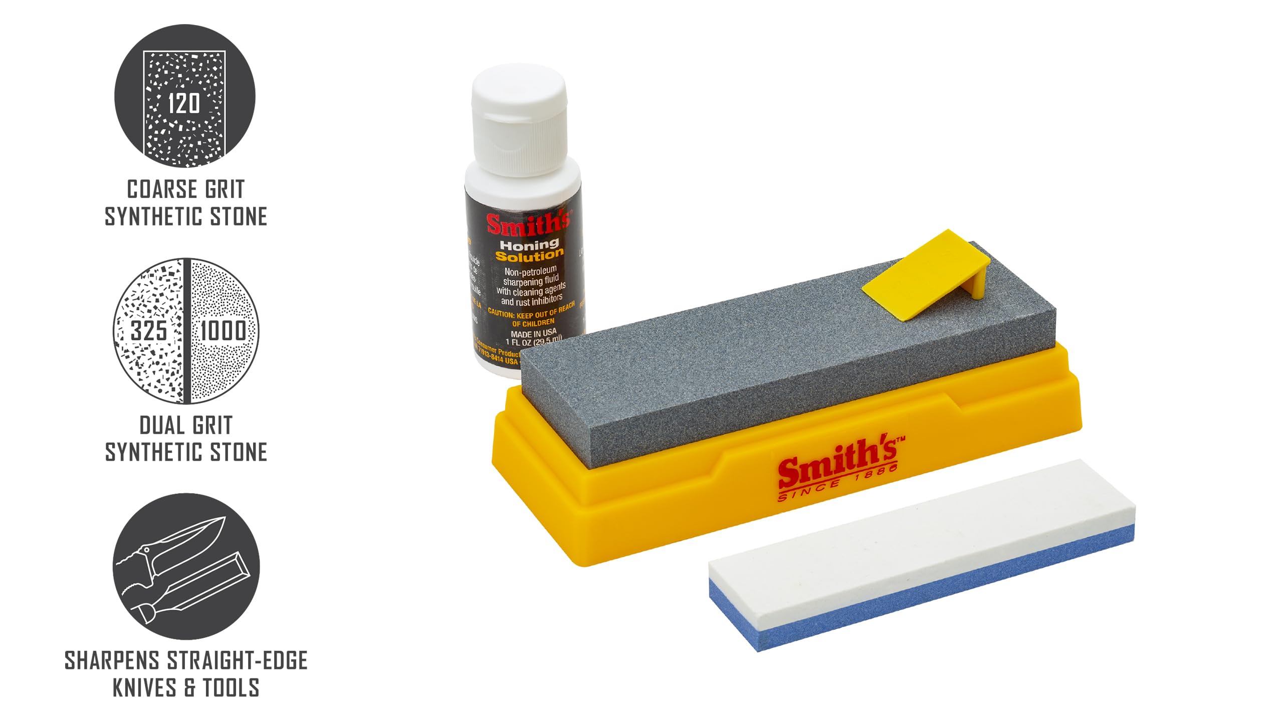 Smith's 5/8 in. D X 5 in. L Sharpening Kit 1,200 Grit SK-2 - Image 2